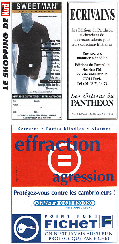 Publicité Shopping 2000