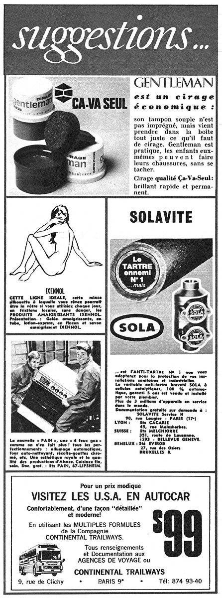 Publicit� Suggestions 1970