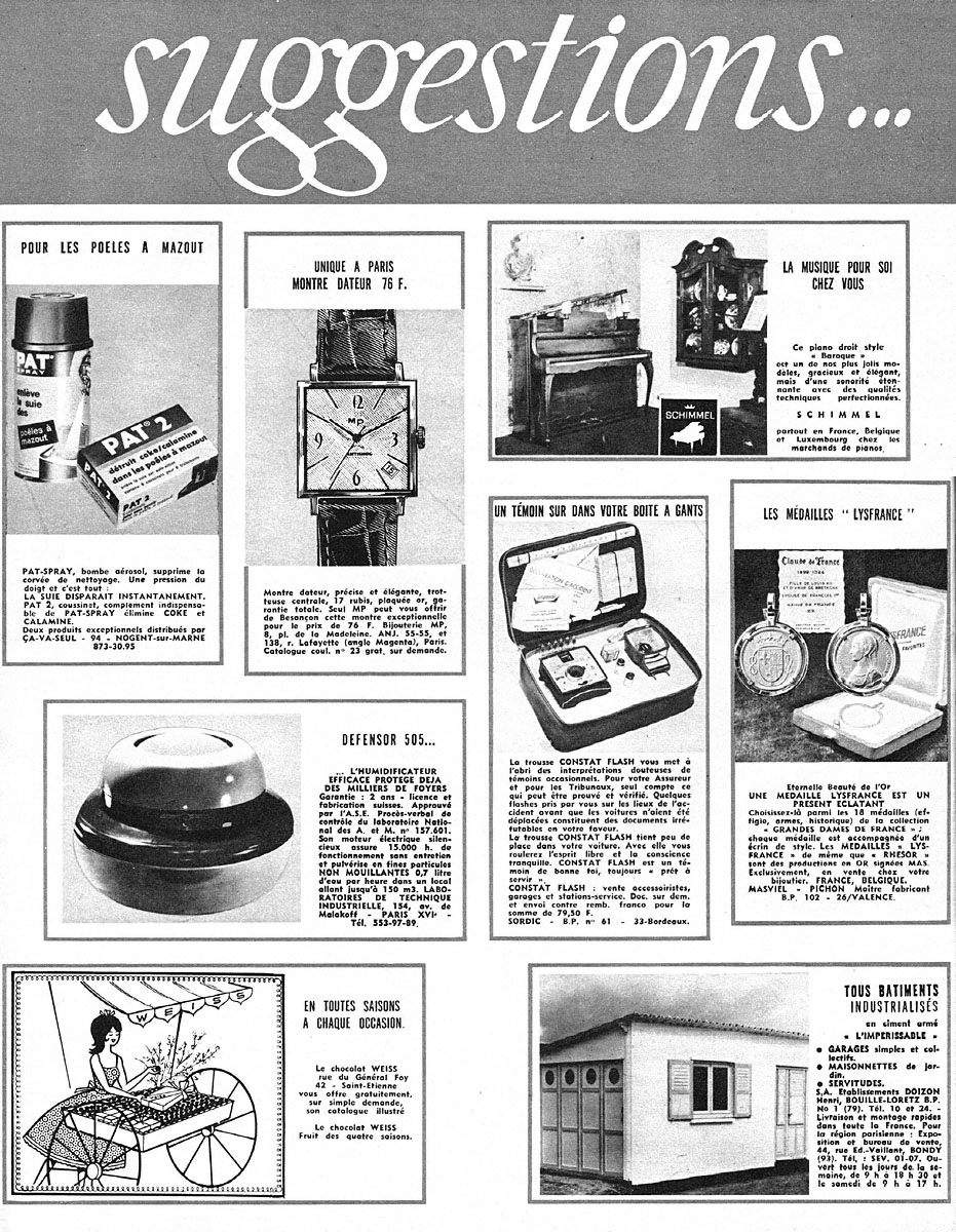 Publicit� Suggestions 1966