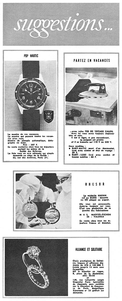 Publicit� Suggestions 1967
