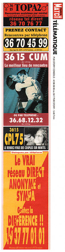 Publicité Telematique 1995