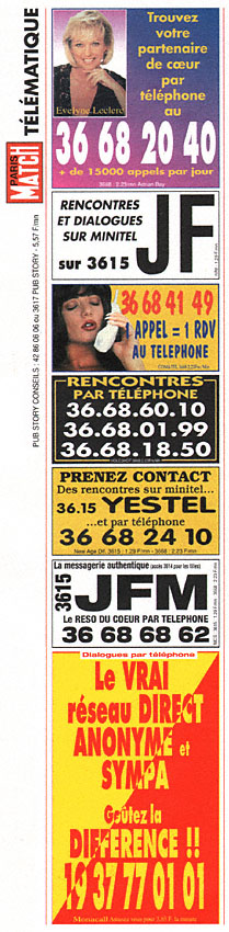 Publicité Telematique 1995