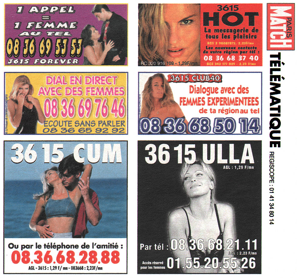 Publicité Telematique 1999