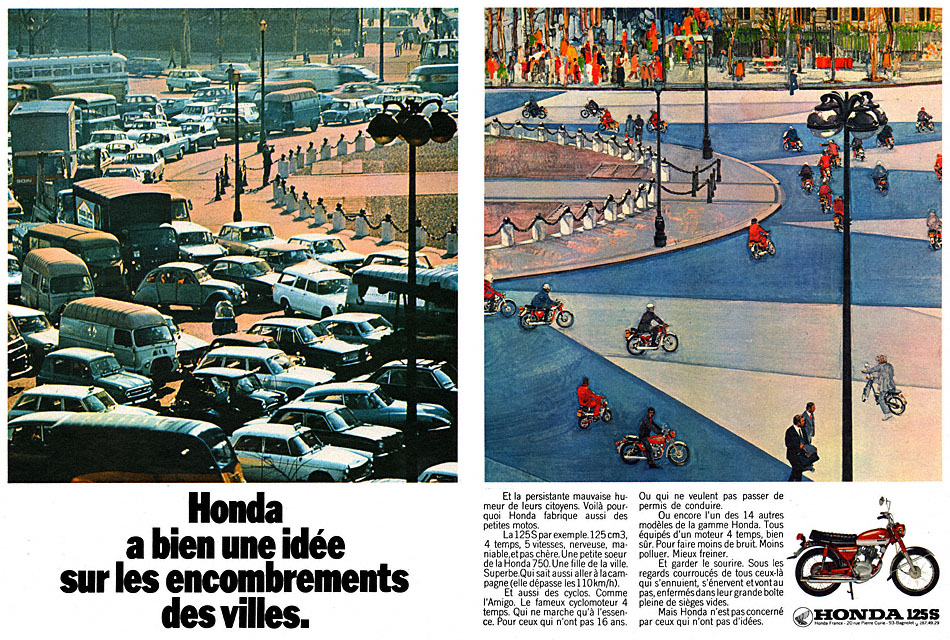 Publicité Honda 1972