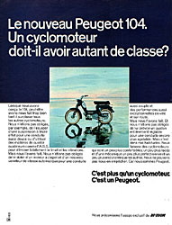 Publicit Peugeot 1971