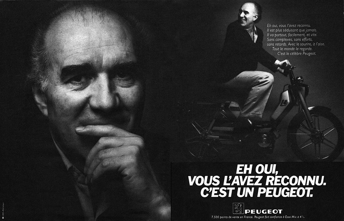 Publicité Peugeot 1981