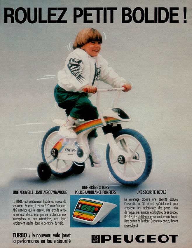 Publicité Peugeot 1985
