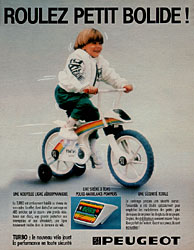 Publicit Peugeot 1985