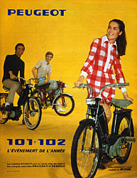 Publicit Peugeot 1968