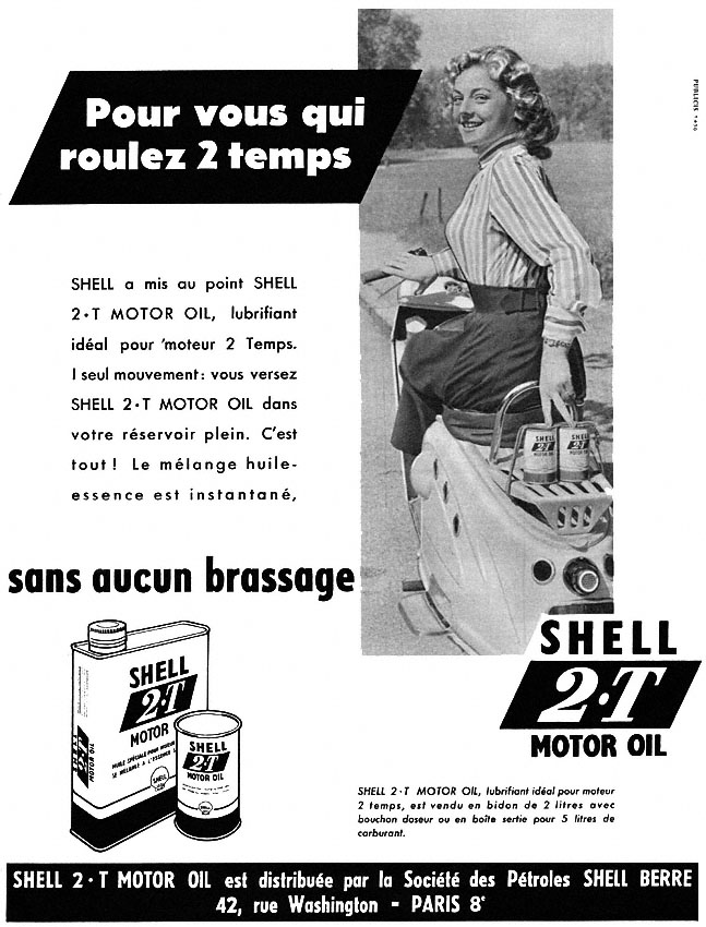 Publicité Shell 1954