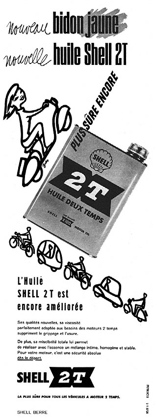 Publicité Shell 1957