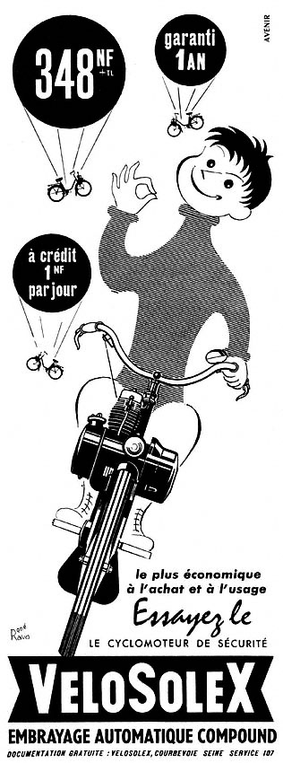 Publicité Solex 1960