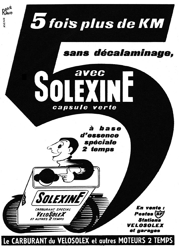 Publicité Solexine 1956