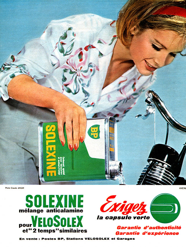 Publicité Solexine 1963