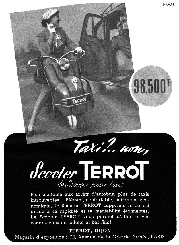 Publicité Terrot 1953