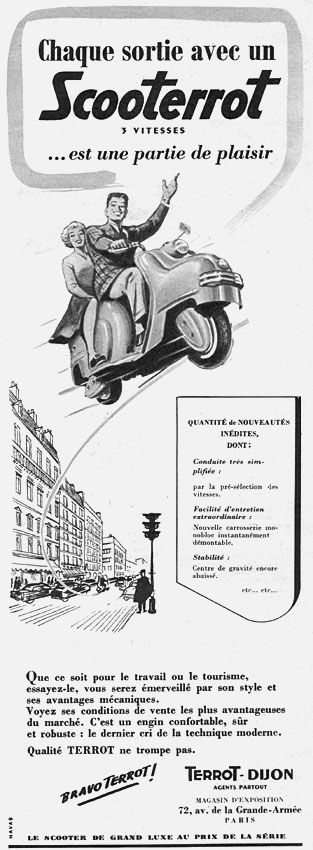 Publicité Terrot 1955