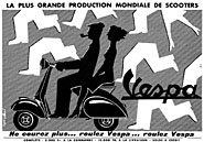 Publicit Vespa 1954