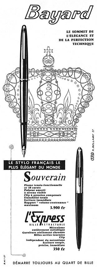 Publicité Bayard 1957