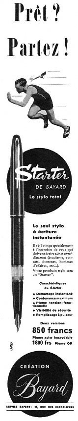 Publicité Bayard 1957
