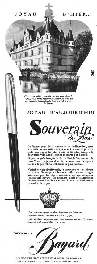 Publicité Bayard 1958
