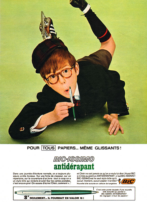 Publicité Bic 1965