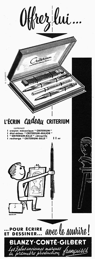 Publicité Criterium 1960