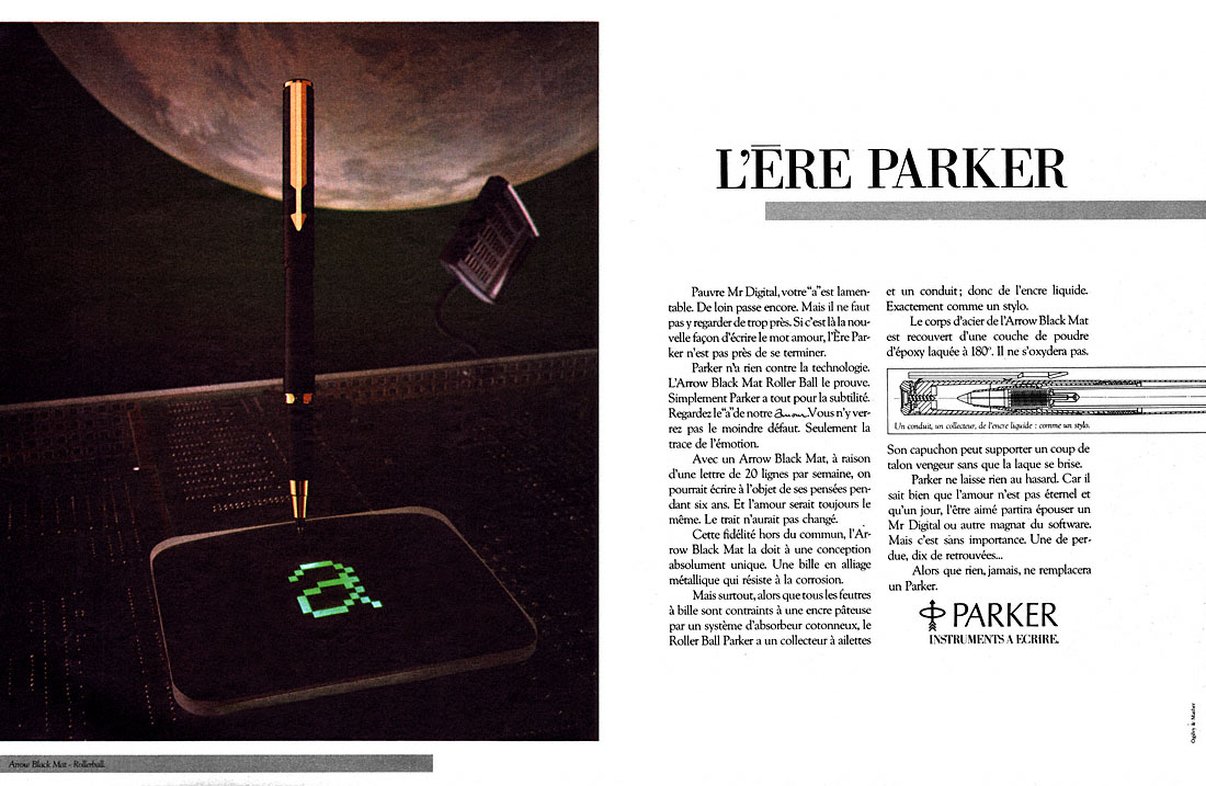 Publicité Parker 1983