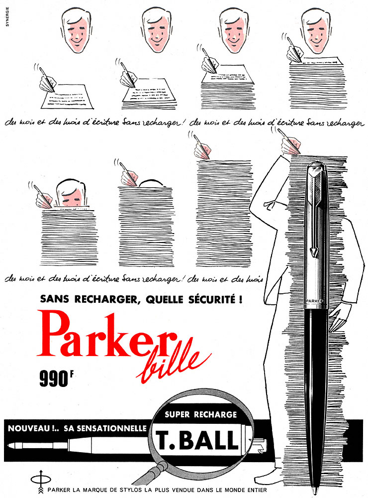 Publicité Parker 1959