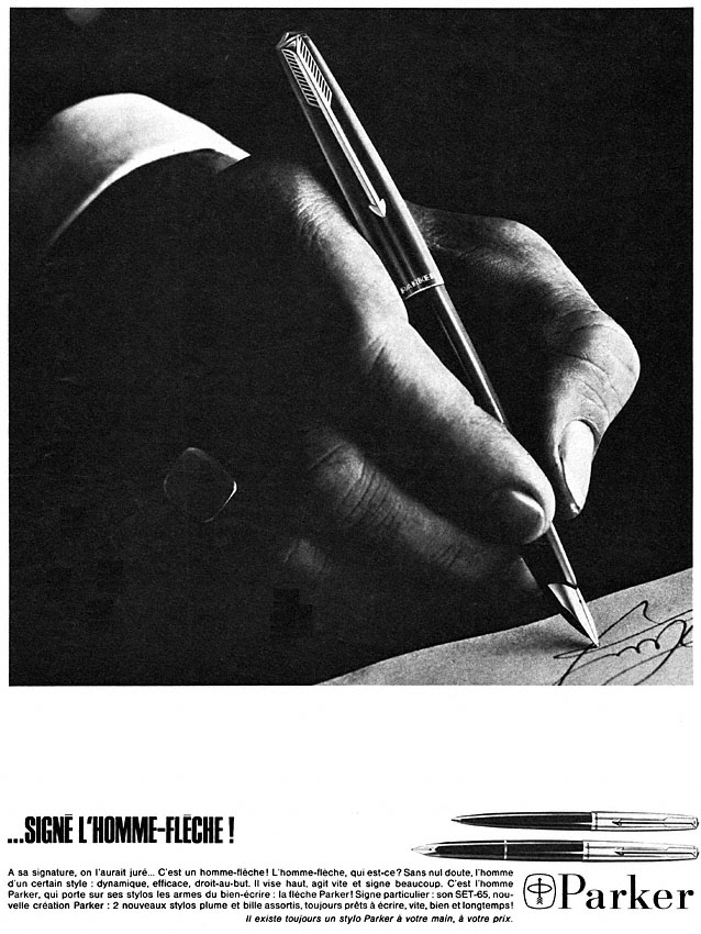 Publicité Parker 1966