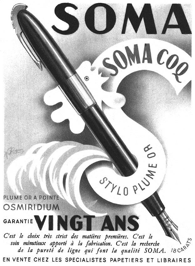 Publicité Soma 1949