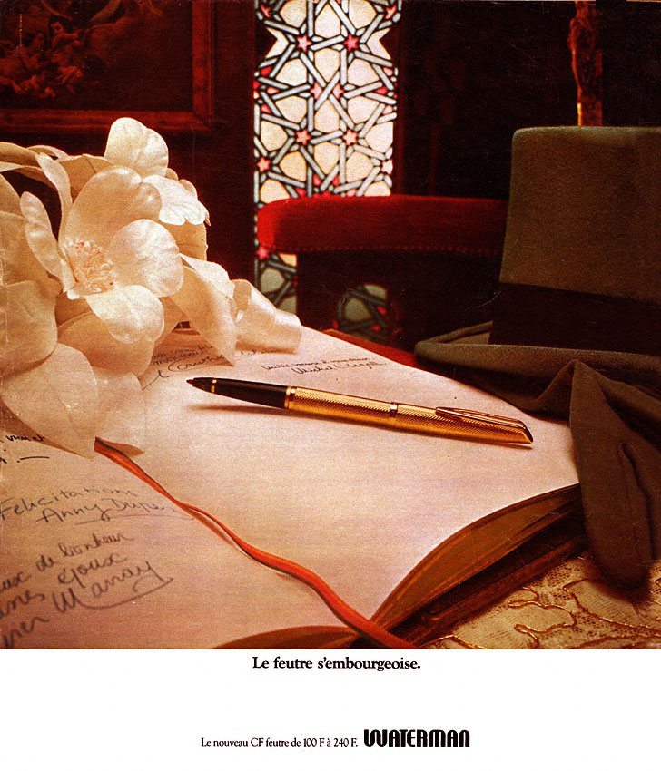 Publicité Waterman 1975