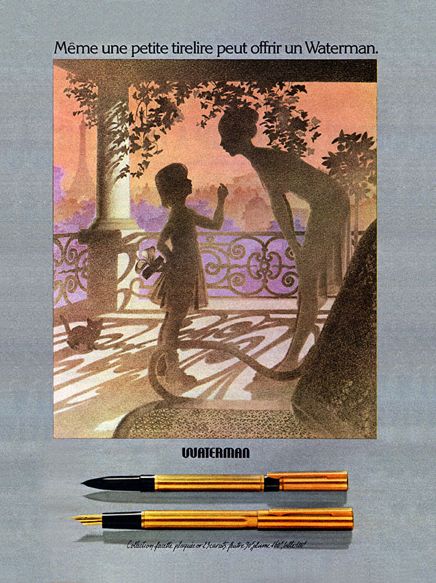 Publicité Waterman 1977