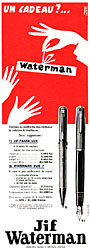 Publicité Waterman 1954