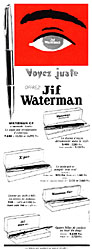 Publicit Waterman 1957