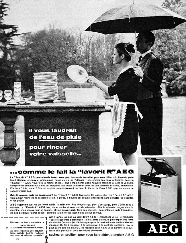 Publicité Aeg 1966