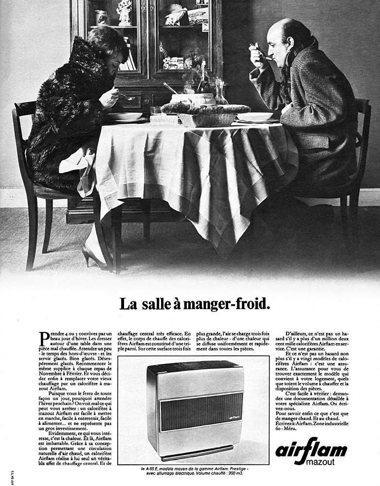 Publicit� Airflam 1969
