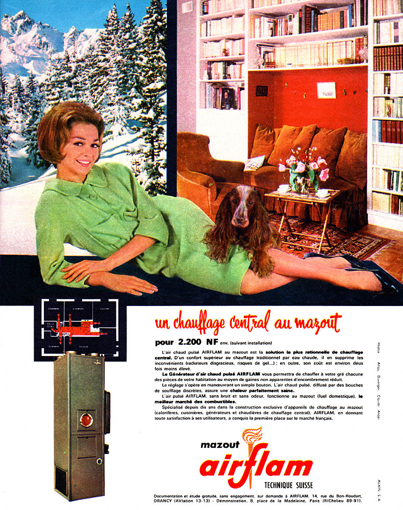 Publicité Airflam 1962