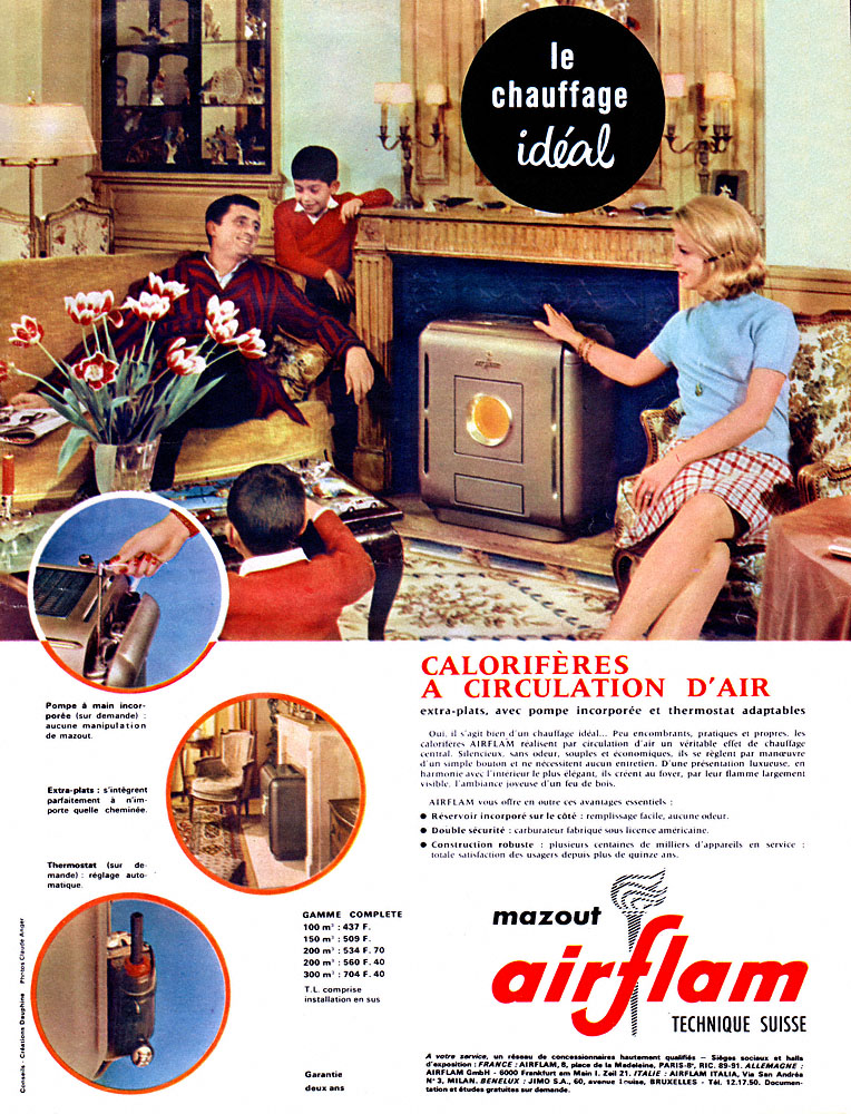 Publicité Airflam 1963