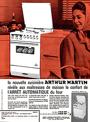 Publicit Arthur Martin 1960