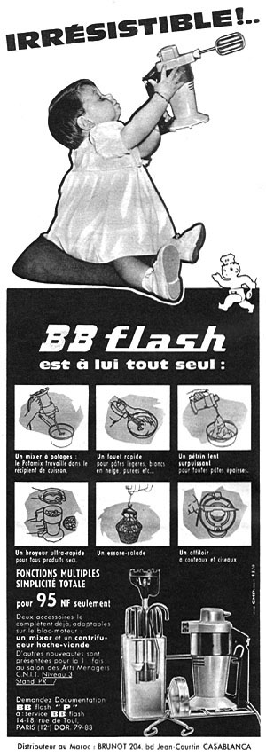 Publicité BB Flash 1961