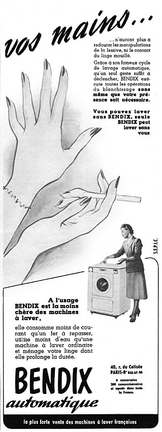 Publicité Bendix 1952