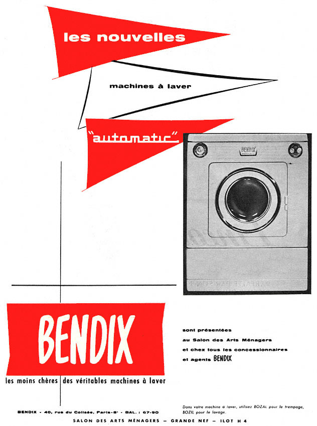 Publicité Bendix 1956