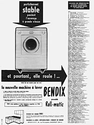 Publicit Bendix 1959