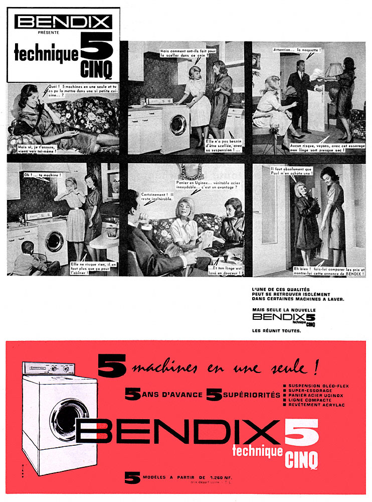 Publicité Bendix 1962