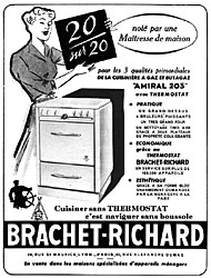 Publicit Brachet Richard 1952