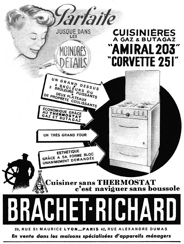 Publicité Brachet Richard 1952