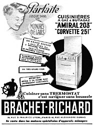 Publicit Brachet Richard 1952