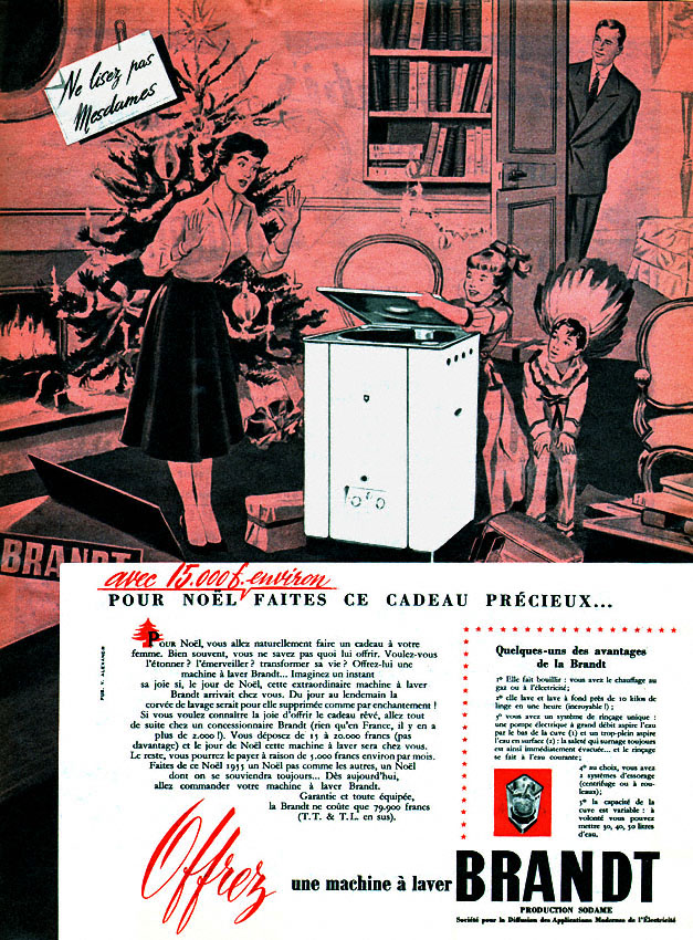Publicité Brandt 1955