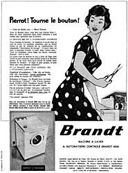 Publicit Brandt 1958