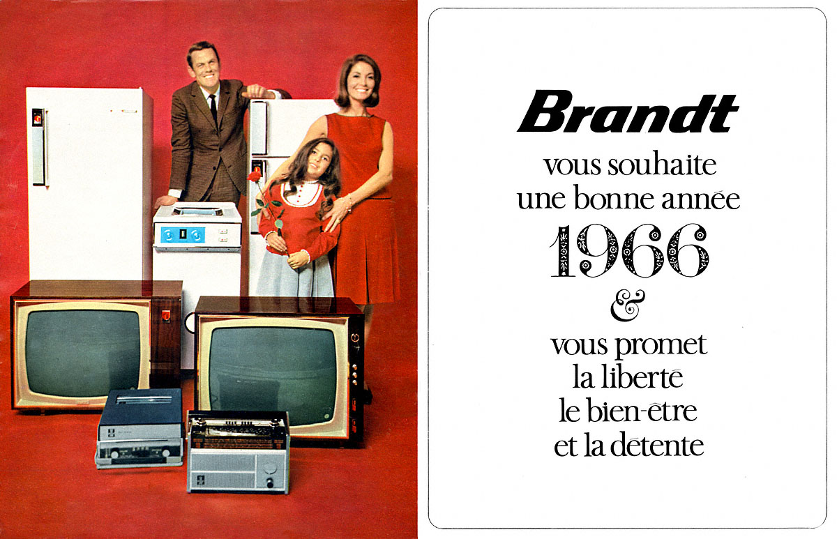 Publicit� Brandt 1966
